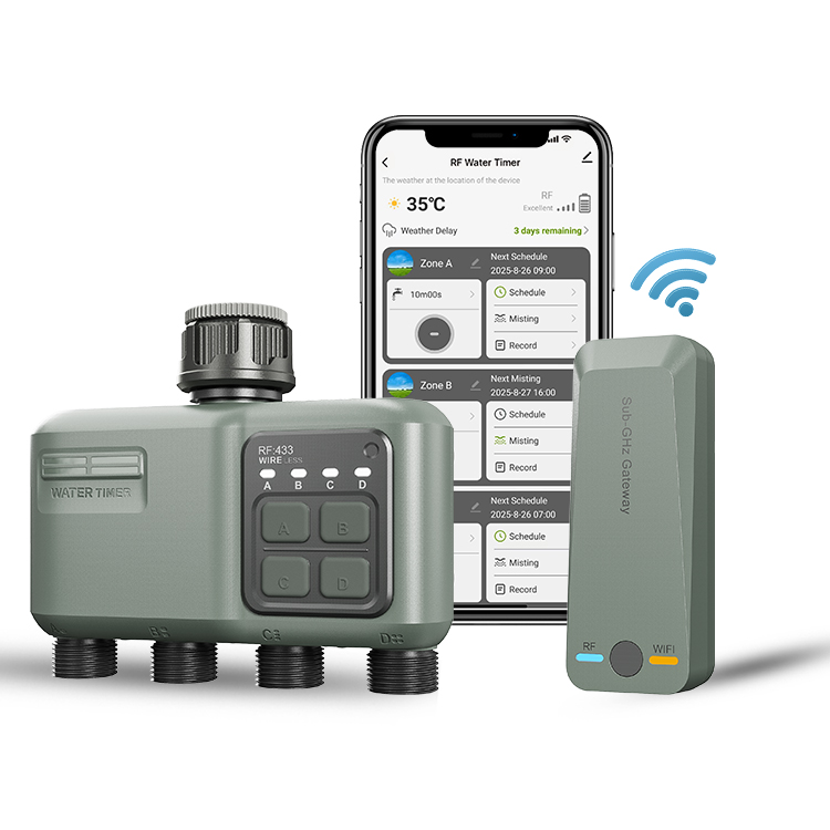 Smart Garden Design - New Design Four Outlet Smart RF