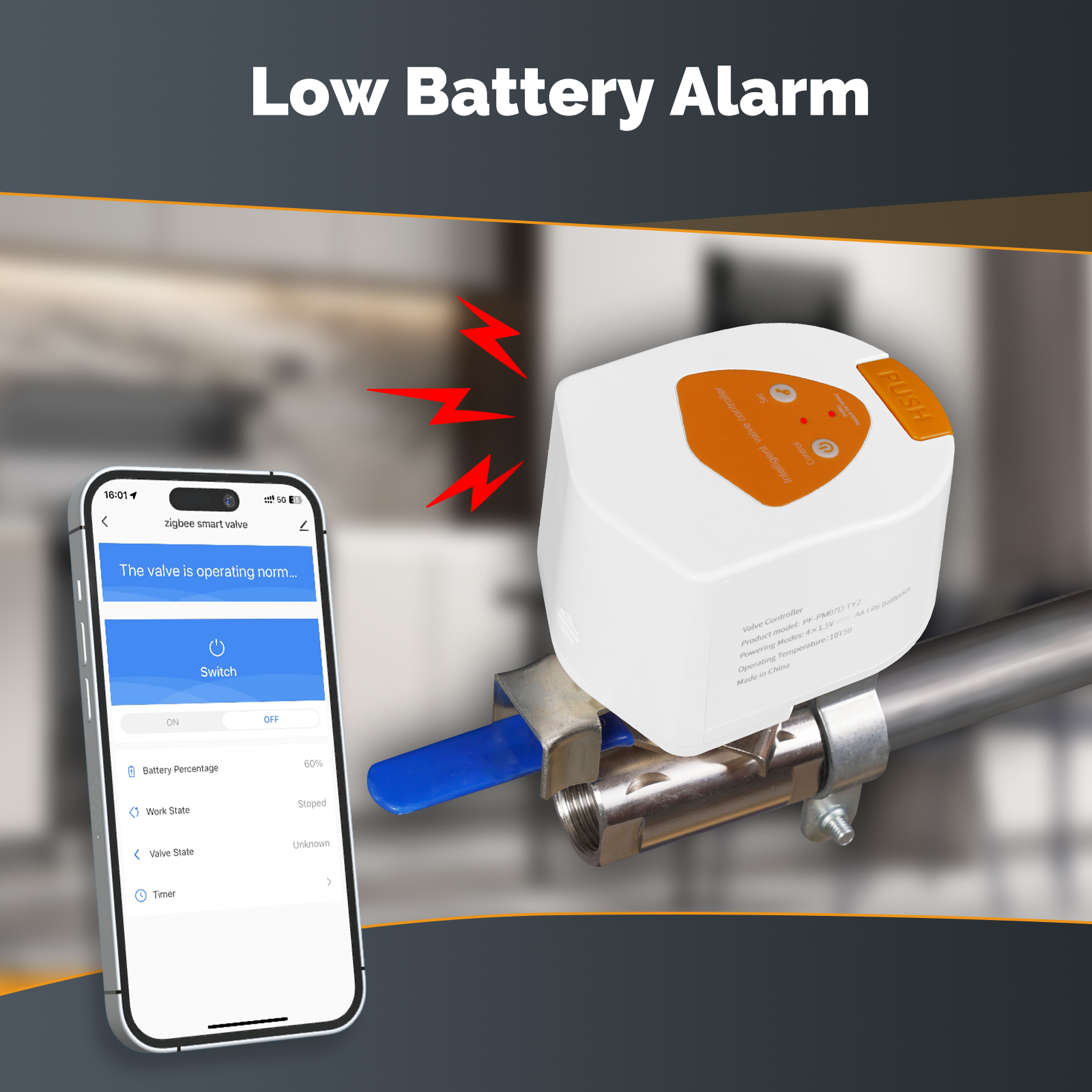 Tuya Zigbee Smart Gas Valve Ga - огляд і ціна Smart Garden Water Timer