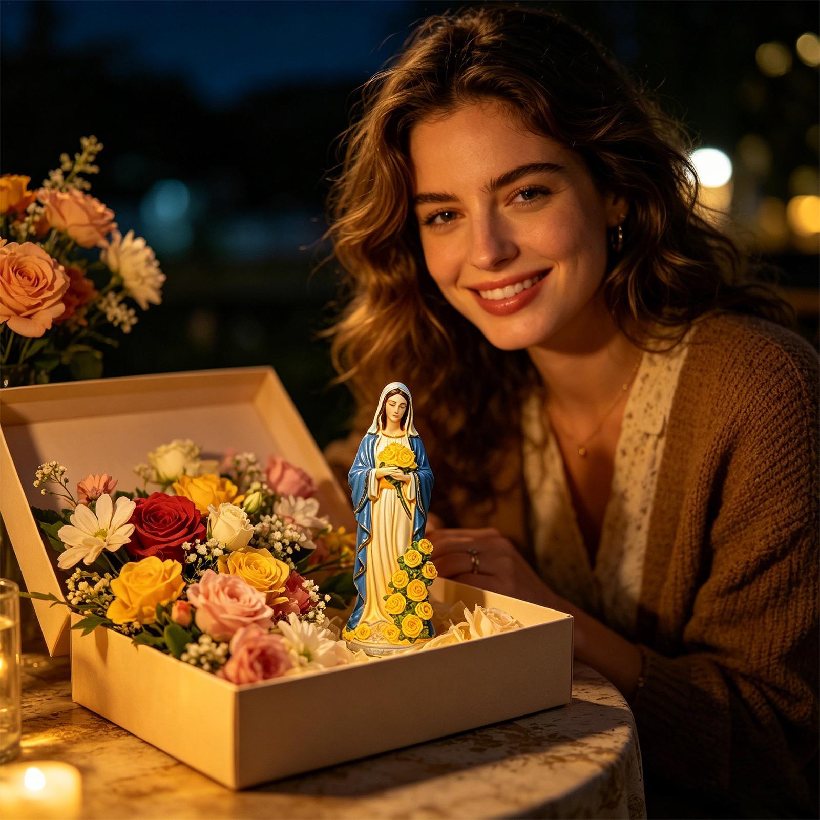 Virgin Mary Solar Statue Garde - огляд і ціна Smart Garden Solar