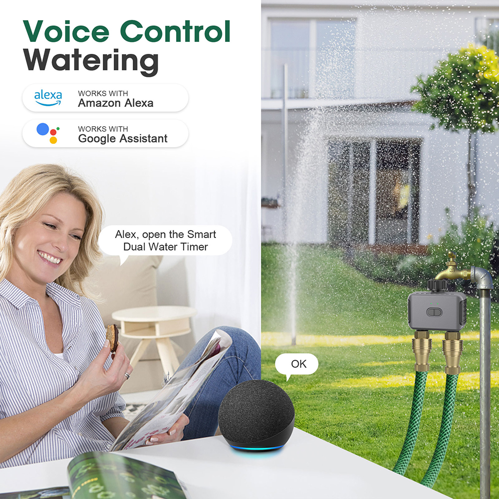 Tuya Smart Water Timer Zigbee/ - огляд і ціна Smart Garden System