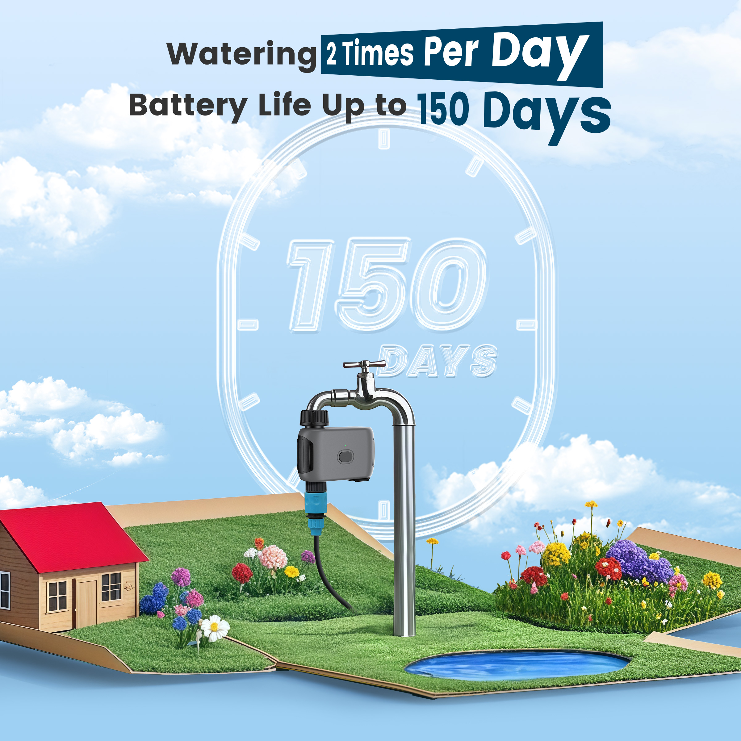 GIRIER Tuya Smart Water Timer  - огляд і ціна Smart Garden Sphagnum Moss