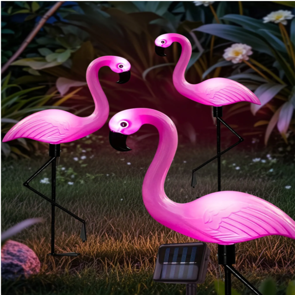 3Pcs Solar Powered Flamingo Gr - огляд і ціна Smart Garden Solar