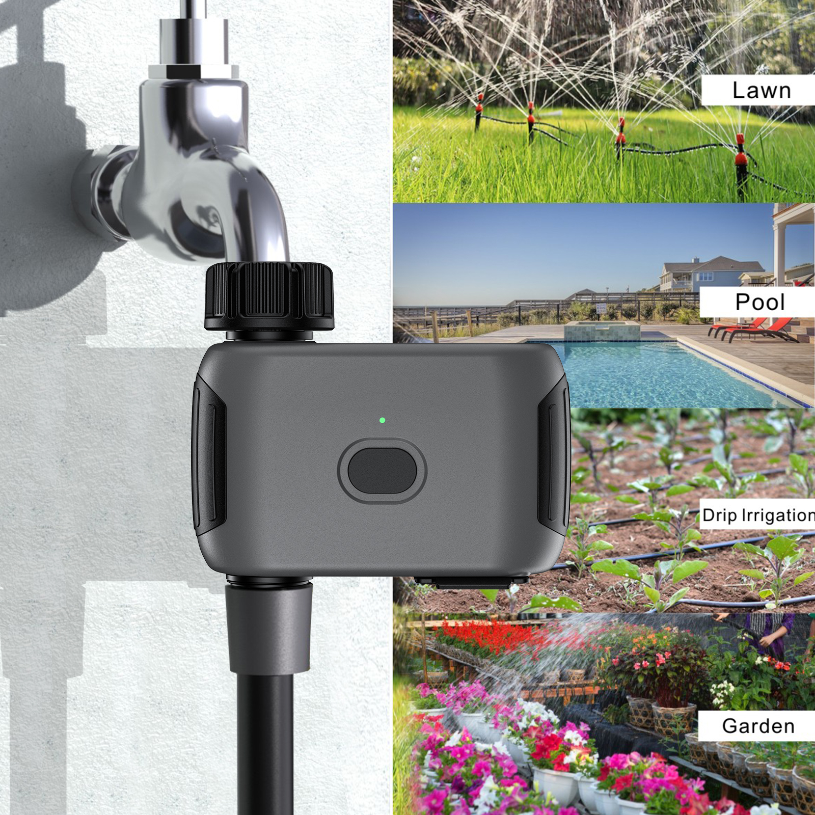 INSOMA automatic plant irrigat - огляд і ціна Smart Garden Water Timer
