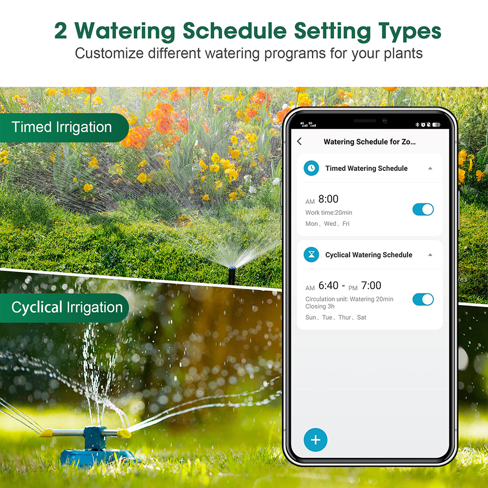 Tuya Smart Dual Water Timer Bl - огляд і ціна Smart Garden Water Timer