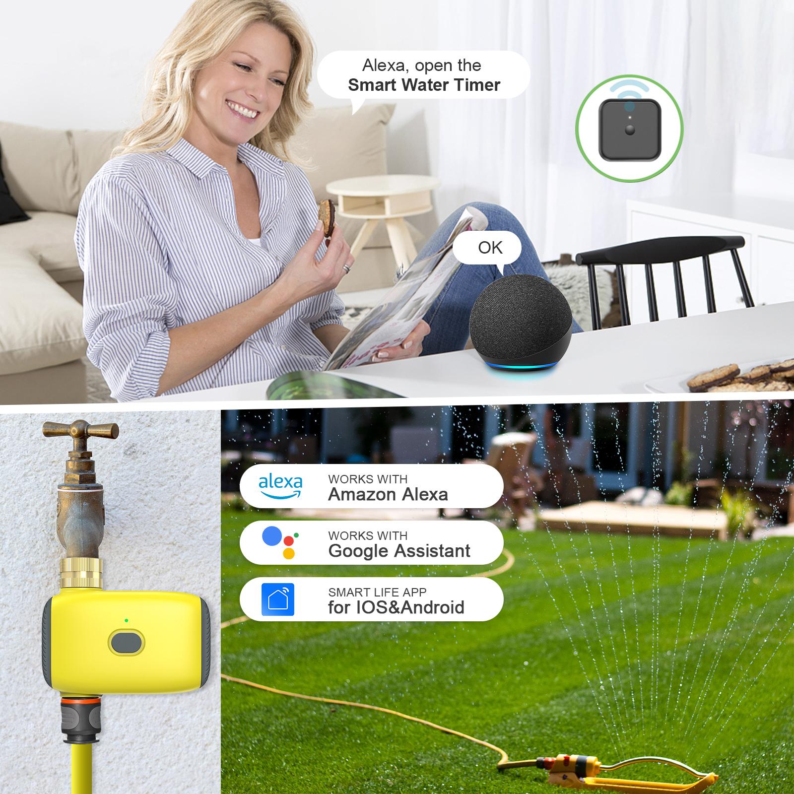 Tuya Smart Zigbee Watering Tim - огляд і ціна Smart Garden Sphagnum Moss