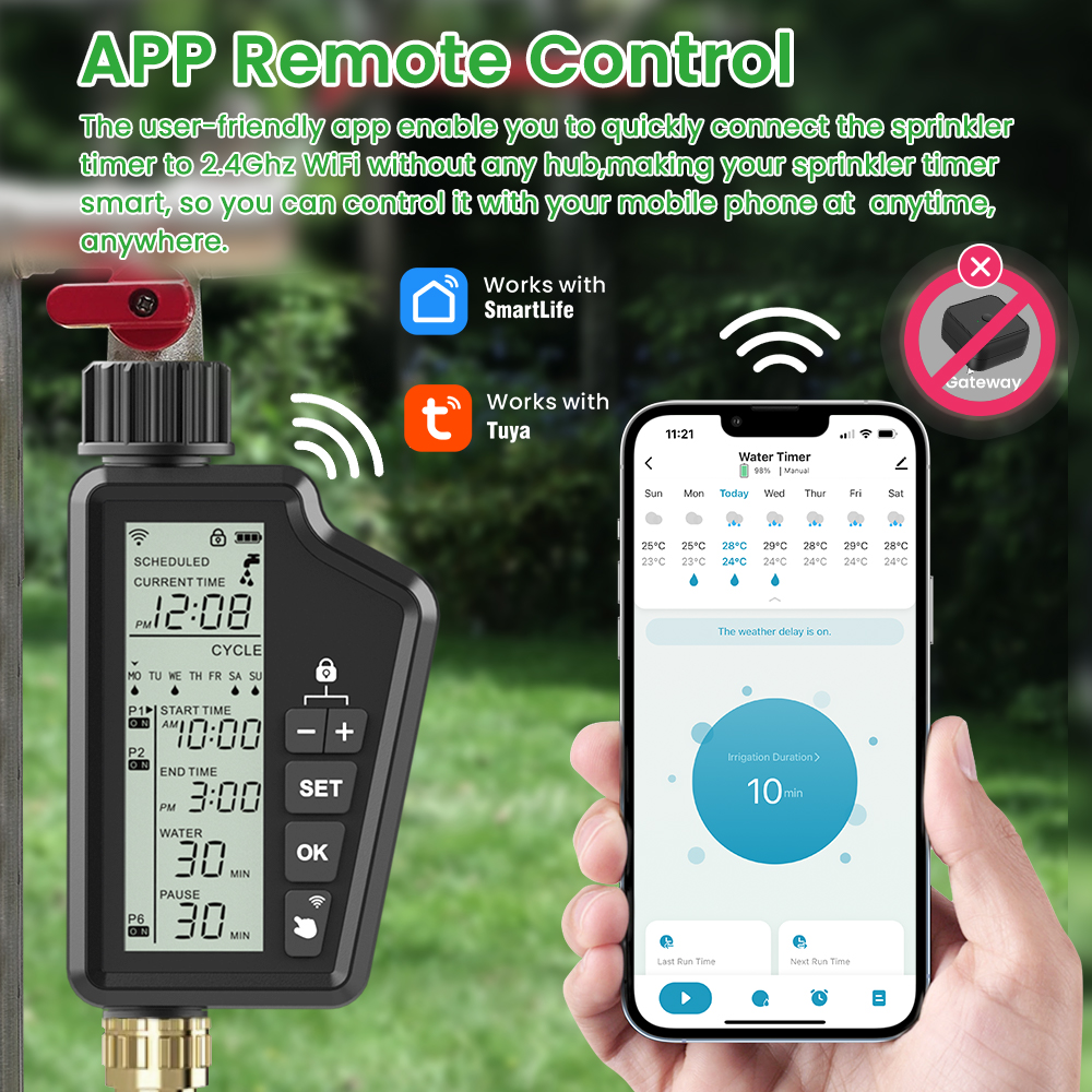 AVATTO Tuya WIFI Smart Garden  - огляд і ціна Smart Garden Water Timer