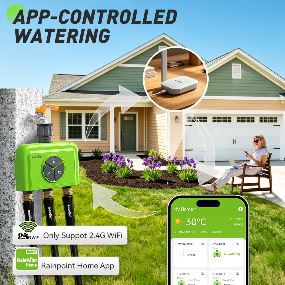 RAINPOINT WiFi Water Timer For - огляд і ціна Smart Garden Water Timer