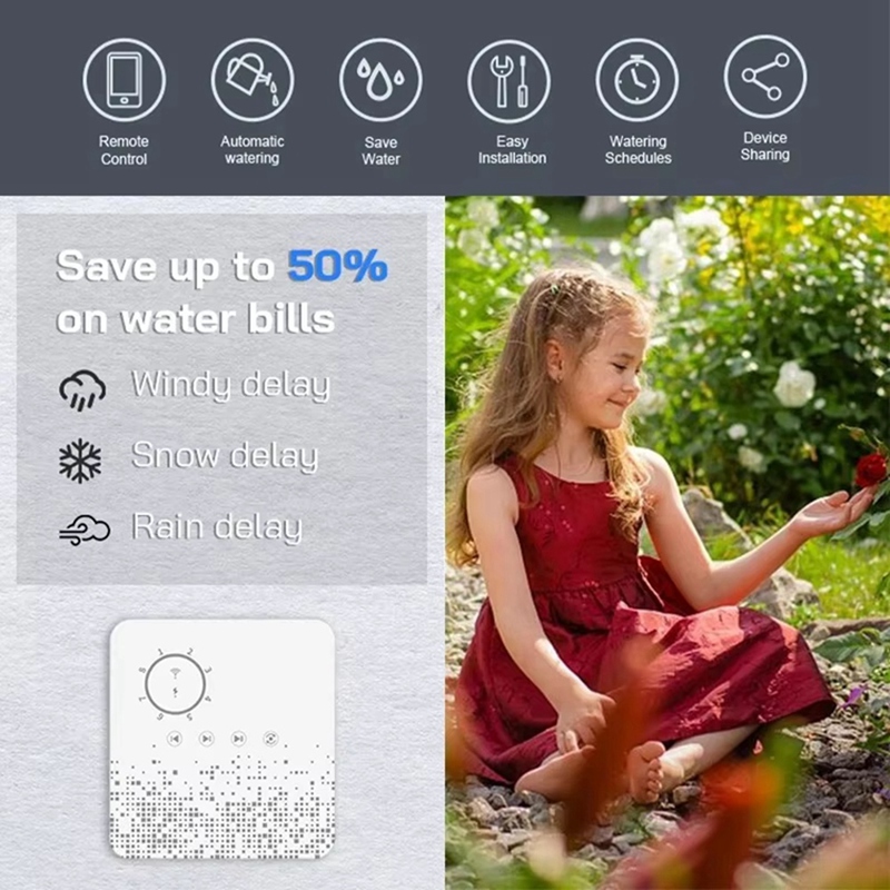 Tuya WiFi Smart Sprinkler Cont - огляд і ціна Smart Garden System