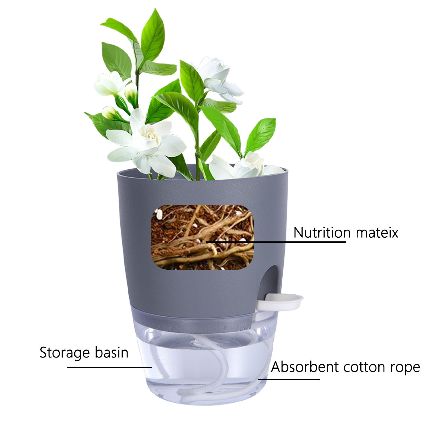 8.2/10.5/15.3/23.5cm Hydroponi - огляд і ціна Hydroponic Grow Pod