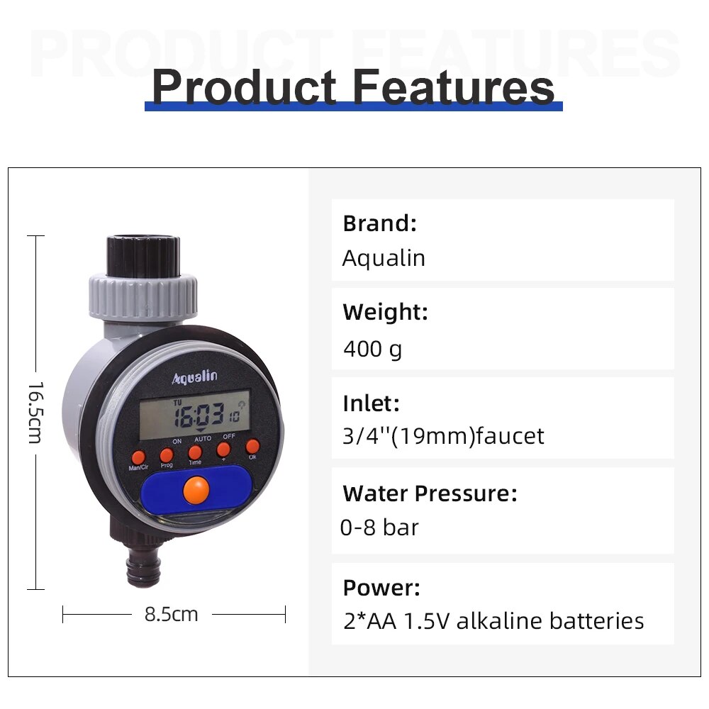 Automatic LCD Display Watering - огляд і ціна Smart Garden Water Timer