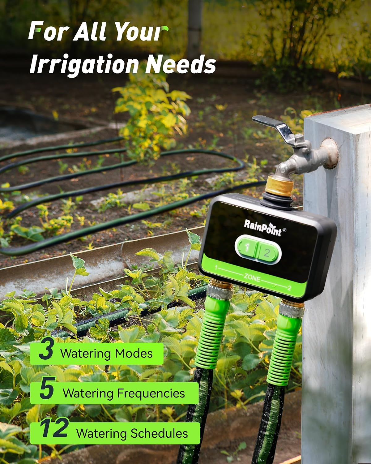 2-Zone Smart WiFi Water Timer  - огляд і ціна Smart Garden System
