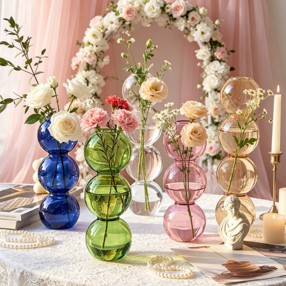 1/3Pcs Glass Vase Transparent  - огляд і ціна Hydroponic Grow Pod