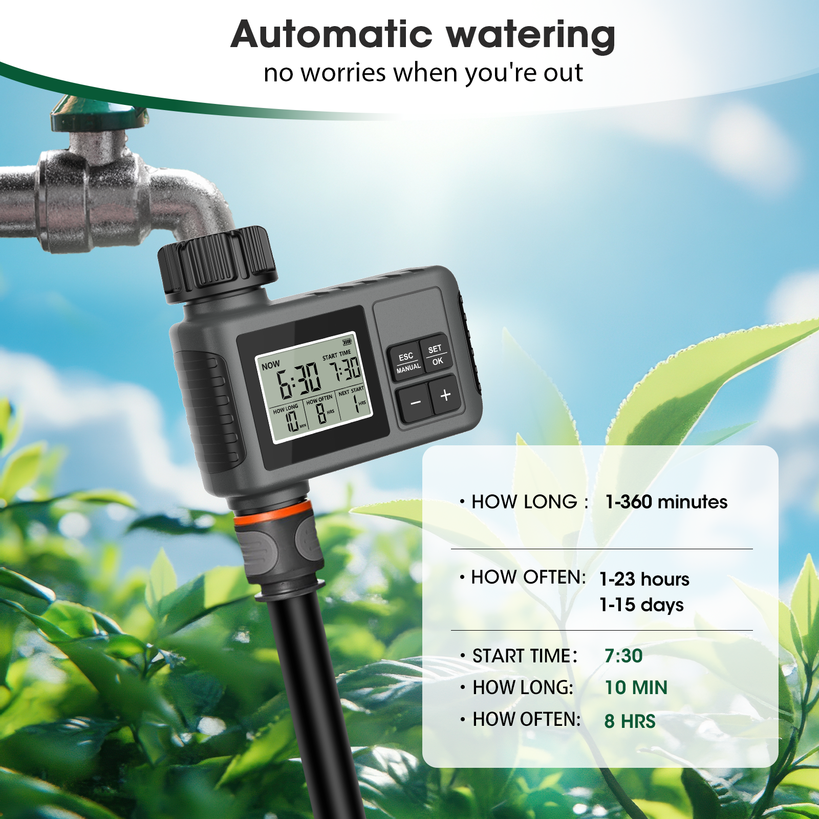 Automatic Water Programmer Sma - огляд і ціна Smart Garden Sphagnum Moss