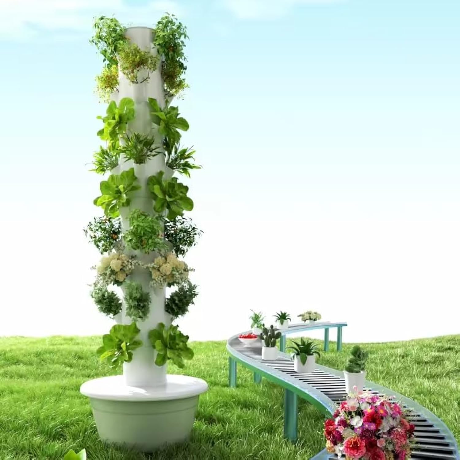 Vertical Hydroponic Grow Tower - огляд і ціна Hydroponic Grow Pod