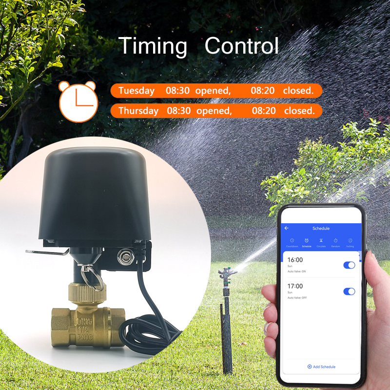 Tuya WiFi or Zigbee Water Valv - огляд і ціна Smart Garden Water Timer
